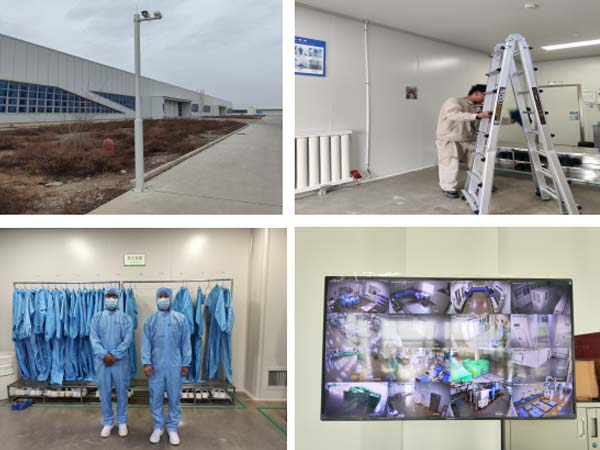 杜蕾斯甘肃兰州工厂高清视频监控系统